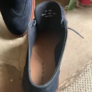 Trask mens blue suede wing tips. Never worn as I need a wide shoe. Paid $200. Dress Shoe Wingtip Brown Antique & Blue Suede – Ace Marks main image 4